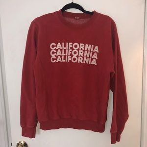 California Red Sweatshirt